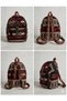 Women's Vintage Patterned Capa Capa Backpack - Bohemian Style Authentic Daily Wear Bag - 5