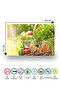 Vegetable Basket Patterned Tempered Glass Cutting Board 30X40 cm Size Uv Printing - Bckt022 - 7