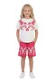 Girl's Two-Piece Set P Cotton U Top and Bottom Two-Piece Set