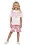 Girl's Two-Piece Set P Cotton U Top and Bottom Two-Piece Set - 4