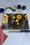 Yellow Pumpkin Fruit Still Life Patterned Tempered Glass Cutting Board 30X40 cm Size Uv Printing - Bckt045