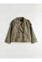 Lcw Vision Double-Breasted Yaka Oversized Women's Trench Coat - 5
