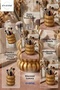Makeup Organizer Makeup Brush Holder Makeup Organizer Organizer Gold Color Model 75 - 5