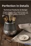 Makeup Organizer Makeup Brush Holder Makeup Organizer Organizer Silver Antique Color Model 88 - 6
