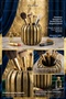 Makeup Organizer Makeup Brush Holder Makeup Organizer Organizer Gold Antique Color Model 79 - 4