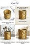Makeup Organizer Makeup Brush Holder Makeup Organizer Organizer Gold Color Model 76 - 3