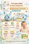 Baby Compartmented Food Plate Spoon Fork Set Pp Unbreakable 400 ml Durable 22.3X27.4X3.7 cm - 4