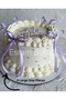 Lilac 4 Large + 35 Small Ribbon Bow Ornaments - Cake Balloon Ribbon Bow - 4