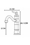 Vintage Sink Faucet Retro Bathroom Faucet Matte Gold Color - 3