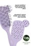 Go Green Paddle Detangler Wide Hair Brush for Thick Strands Hair Lilac - 4