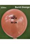 Retro Burnt Orange (Rust Orange) Balloon 10 Pieces 12 Inches 30 cm