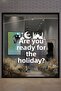 Are You Ready for the Festival? Window Display Sticker – Ramadan and Eid Al-Adha Store Window Signage