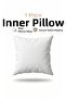 1-Piece Premium Beaded Silicone Throw Pillow Inner Cushion 45X45 cm 350Gr Not Fluffy, Not Collapsing, Vacuum Washable