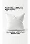 1-Piece Premium Beaded Silicone Throw Pillow Inner Cushion 45X45 cm 350Gr Not Fluffy, Not Collapsing, Vacuum Washable - 5