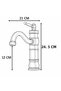 Vintage Sink Faucet Retro Bathroom Faucet Shiny Gold Color - 3