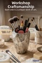 Makeup Organizer, Makeup Brush Holder, Makeup Organizer Set, Antique Silver Color, Model 19 - 2