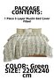 5 Layers Filled Muslin Double Bedspread 220X240 cm 100% Cotton Double-Sided Jacquard Patterned Coverlet - 2