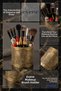 Makeup Organizer Makeup Brush Holder Makeup Organizer Organizer Gold Antique Color Model 82 - 4