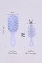 Go Green Paddle Detangler Wide Hair Brush for Thick Strands Hair Lilac - 5