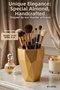 Makeup Organizer, Makeup Brush Holder, Makeup Organizer Set, Gold Color, Model 19 - 2
