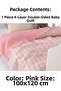 4 Layer Muslin Baby Blanket 100X120 cm 100% Cotton Double-Sided Baby Blanket Multi-Purpose - 2
