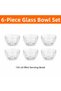 Marilla Set of 6 Glass Mini Bowls 135 ml Nuts Sauce Dessert Presentation Bowl - 2