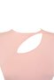 Light Pink Cut Out Detailed Soft Knitted Plus Size Blouse Tbbss26Af00144 - 5