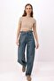 More Sustainable Koyu Mavi Yıkama Efektli Bol Kesim Yüksek Bel Loose Baggy Jeans TWOAW24JE00308