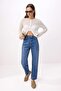 Mavi Yüksek Bel Mom %100 Pamuk Non-Stretch Jeans TWOAW24JE00076