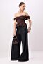 Kahverengi Büzgülü Peplum Detaylı Poplin Party Büstiyer TPRSS26BS00008 - 3