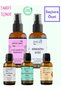 Natural Hair Care Oil and Rosemary Water Set - Argan, Jojoba, Pine Turpentine Oil - 4