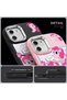 Samsung Galaxy A15 4G/5G Compatible Shock-Absorbing Camera Protected Black Silicone Case Pony Patterned - 5