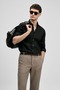 111010654 Pitaya Men's Linen Shirt Comfort Fit Men's Shirt Black - 5