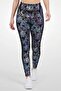 Women Sportswear Fit Pull On Training Leggings, Multicolor