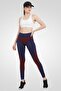 Women Sportswear Fit Training Leggings, Navy
