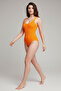 Shaping / Sculpting Swimsuit with Wrinkle Detail - 4