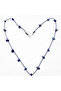 Natural Stone Lapis Lazuli Stone Navy Blue Rope Eyeglass Cord Eyewear Accessory - 2