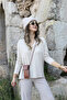 Beige Yarasa Model Soft Blouse - 4