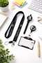 Ataturk Signature and Silhouette Themed Neck Strap Lanyard Yoyo Card Holder Pen Phone Holder Set of Five - 2