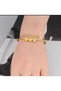 Stainless Steel Italian Crushed Chain Snake Back Heart Detail Layered Women's Bracelet 17+5 cm - 5
