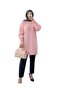 Pink Crew Neck Oversized Knitwear Sweater Tunic - 8