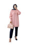 Pink Crew Neck Oversized Knitwear Sweater Tunic - 6