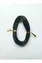 Zift Black Color (Shiny Sparkling Black) 1 mm 20 Meters Waxed Cord Saddler Leather Sewing Necklace Bead Jewelry Design Bracelet Cord - 5