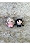 Amigurumi Knitted Keychain - Handmade Bag Accessory and Wednesday and Enid Gift Figure - 3