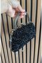 Women's Crystal-Embellished Evening Bag, Special Occasion Bag, Graduation Bag, Valentine's Day Bag - 7