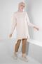 Text Printed BUTTON DETAILED TRACKSUIT TUNIC 43562