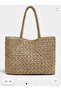 Paper Rope Bag Hand Knitted Straw Bag Mother's Day Gift