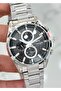 Damat Saati Black Dial Waterproof Steel Band Functional Men's Wristwatch Ilk2025Dt - 2