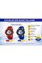 Fb Fan Digital 3 Atm Water Resistant Calendar-Stopwatch Alarm Silicone Watchband - 2