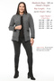 Knitwear Plus Size Women's Thick Mother Gray Cardigan - 3